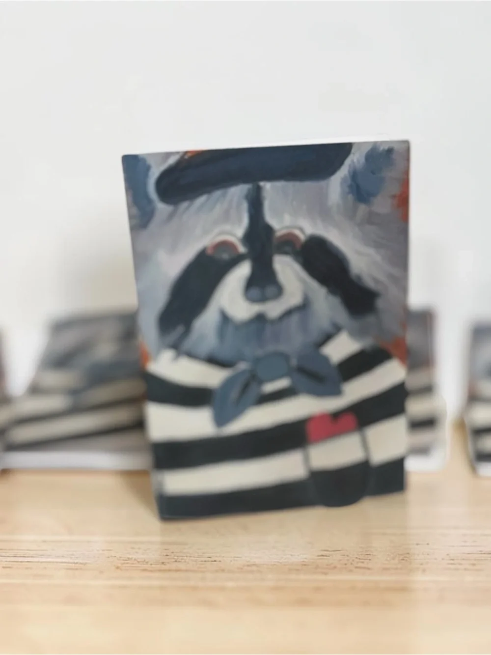 Pocket Full of Mischief Raccoon Greeting Cards Set of 5 | Briefcase Artist